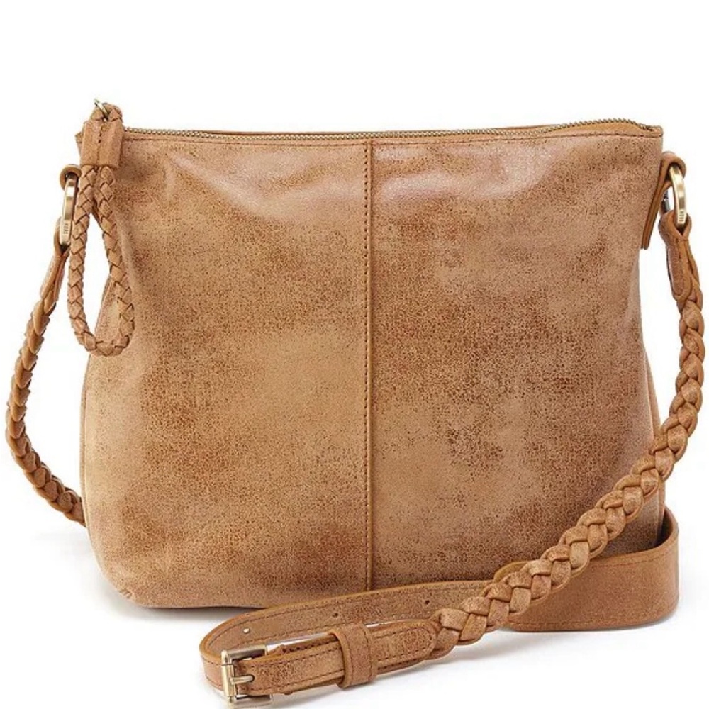 HOBO Lasso Whiskey Leather Crossbody Bag